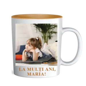 Alternative view of Cana personalizata colorata - La multi ani