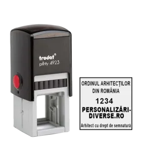 Ștampilă Trodat Printy 4923 pătrată 30x30mm