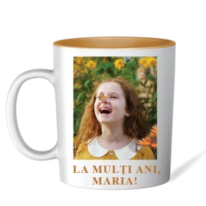 Cană colorată personalizată La mulți ani