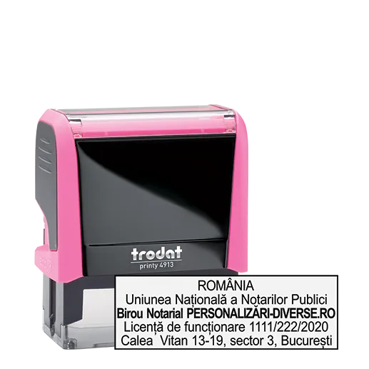 Stampila Trodat printy 4913 1 Ștampilă Trodat Printy 4913 Notar