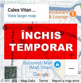 Acasă 40 temporar inchis