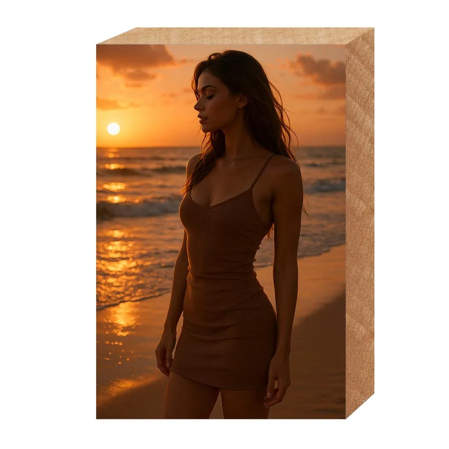 Ramă Personalizată MDF Groasă 10x15 cm Vertical (Portrait)