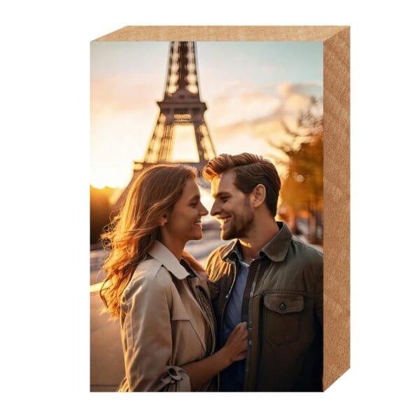 Ramă personalizată MDF groasă 10x15 cm vertical (portrait) - imagine 2