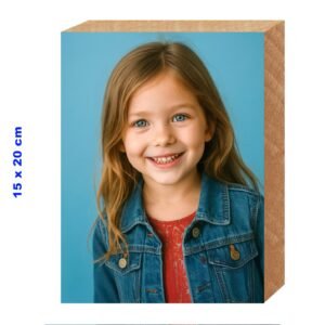 Ramă personalizată MDF groasă 15x20 cm vertical (portrait)