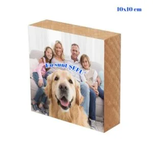 Ramă personalizată MDF groasă 10x10 cm
