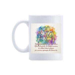 Cană Prietena bună = sutien – cană cadou pentru prietene