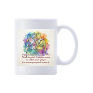 Cană Prietena bună = sutien – cană cadou pentru prietene