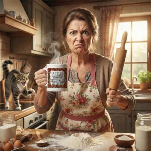 Cană Sponsored by MAMA – cană comică cu mesaj matern