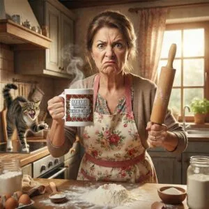 Cană Sponsored by MAMA – cană comică cu mesaj matern