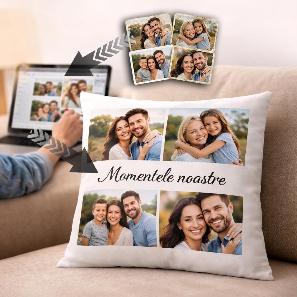 Pernă - cu personalizare ASISTATĂ 1 Pernă - cu personalizare ASISTATĂ